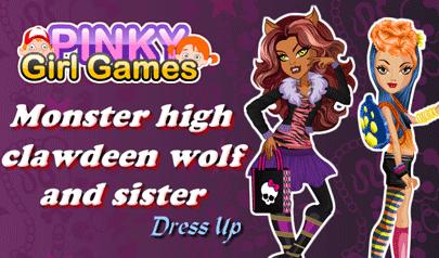 Gioca a Monster High Clawdeen Wolf And Sister