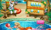 Elsa in Piscina - Elsa Swimming Pool