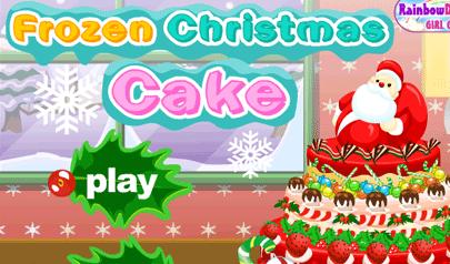 Gioca a Frozen Christmas Cake
