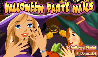 Gioca a Halloween Party Nails