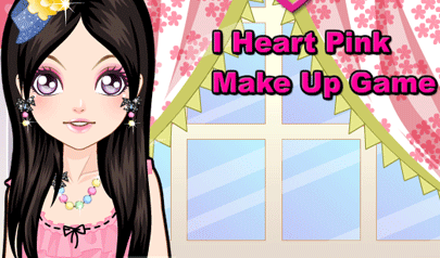 I Heart Pink: girls, dressup, makeup