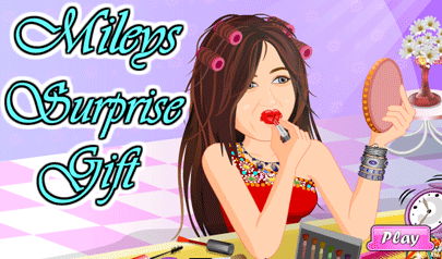 Miley's Surprise Gift: girls, di nascosto, makeup