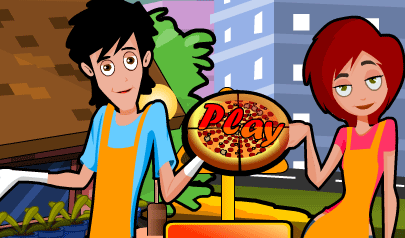 La Pizzeria - Pizza Point: pizza, cooking, bancone, girls