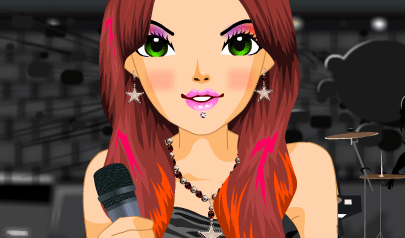 Rockstar Makeover: girls, dressup, makeup