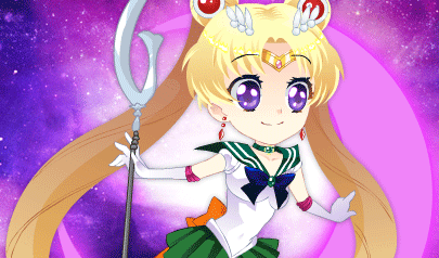 Sailor Moon: girls, dressup, makeup, cartoons