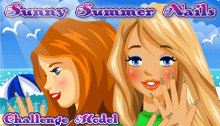 Sunny Summer Nails: nailart, unghie, girls