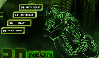 3D Neon Race: corse, moto, motori, circuito, 3Dgame
