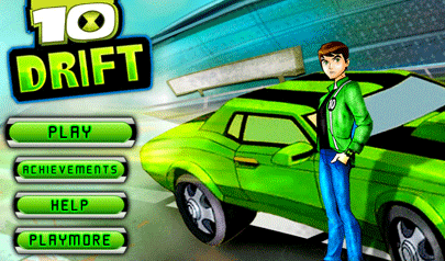 Ben 10 Drift - Guida Spericolata: auto, motori, ben10, cartoons