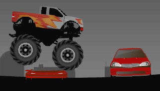 Demolish Truck: truck, salto ostacoli, stuntman, acrobazie