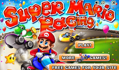 New SuperMario Racing: super mario, corse, gare