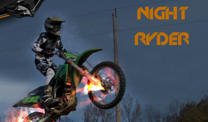 Pilota nella Notte - Night Ryder: bikemania, moto, motori, tragitto, acrobazie