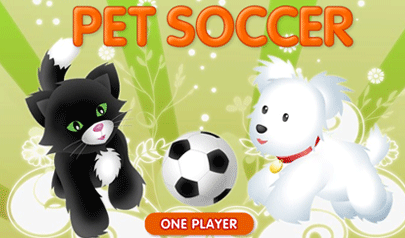 Pet Soccer: calcio, animali, cani, gatti, due giocatori