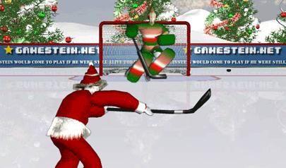 Gioca a Santa's Hockey Shootout