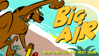 Scooby Doo Big Air: scooby doo, cartoons, skateboard, acrobazie