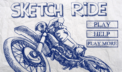 Sketch Ride: moto, motocross, disegnati, acrobazie