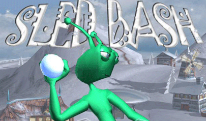SledBash 3D: 3Dgame, invernali, neve, slittino, alieni