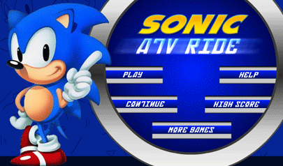 Sonic ATV Ride: sonic, console, moto, tragitto