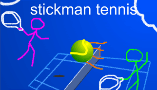 Stickman Tennis: tennis, stickman, disegnati