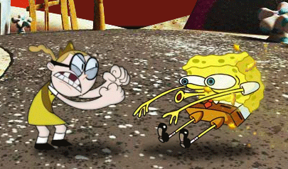 Super Brawl 2: cartoons, spongebob, lotta