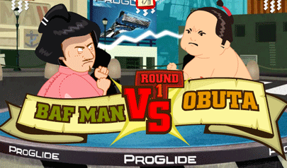 Urban Sumo: trio medusa, gillette, lotta, sumo, vip, picchiaduro
