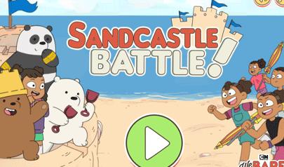 We Bare Bears - Sandcastle Battle!