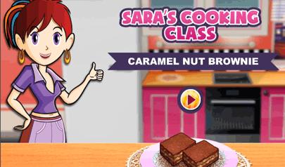 Sara's Cooking Class - Caramel Brownie