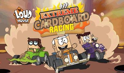 The Loud House - Extreme Cardboard Racing